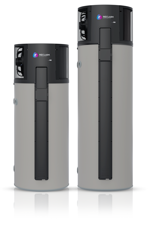 OneWorld EcoSolutions installers fitting a heat pump hot water system